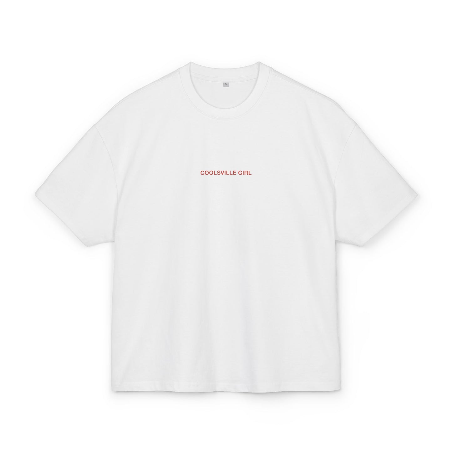 COOLSVILLE GIRL - Unisex Cotton Box oversized Tee