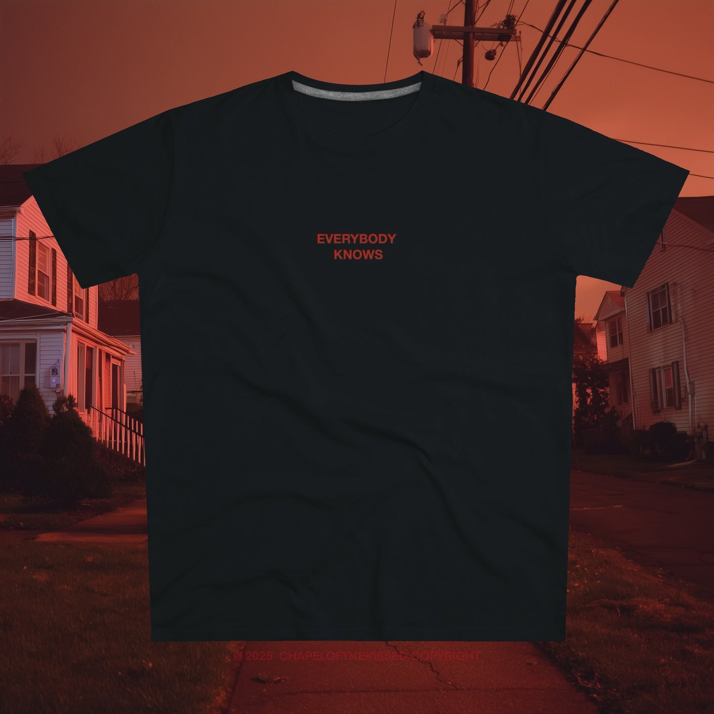 EVERYBODY KNOWS - Men's Modern-fit Tee