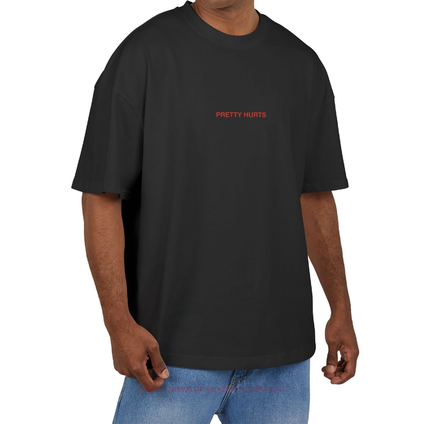 PRETTY HURTS - Unisex Cotton Box oversized Tee