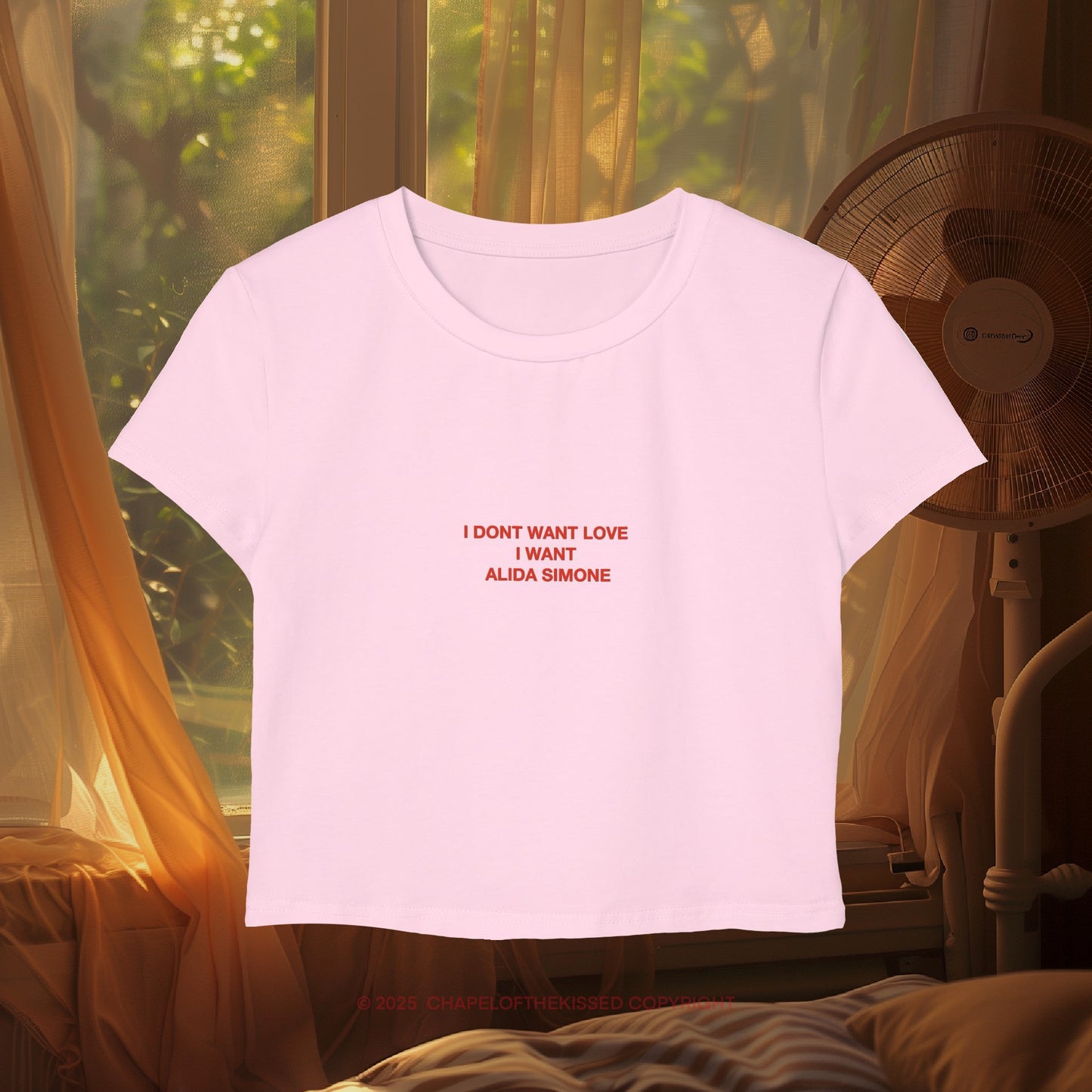 I dont want love I want Alida Simone - Baby Tee