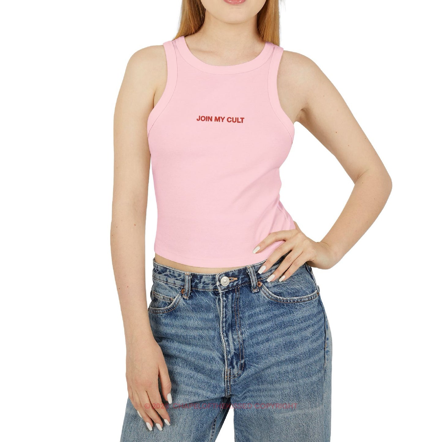 JOIN MY CULT - Women's Racer Tank Top