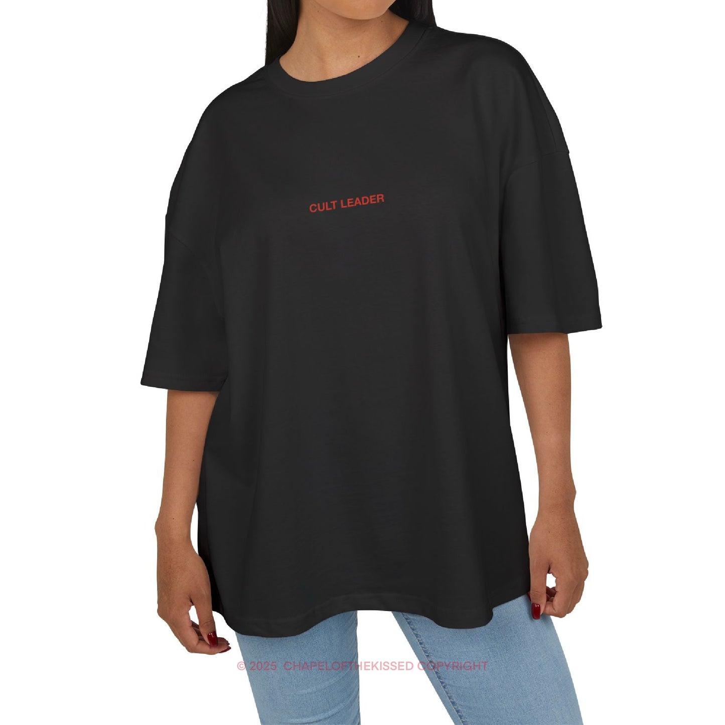 CULT LEADER - Unisex Cotton Box oversized Tee