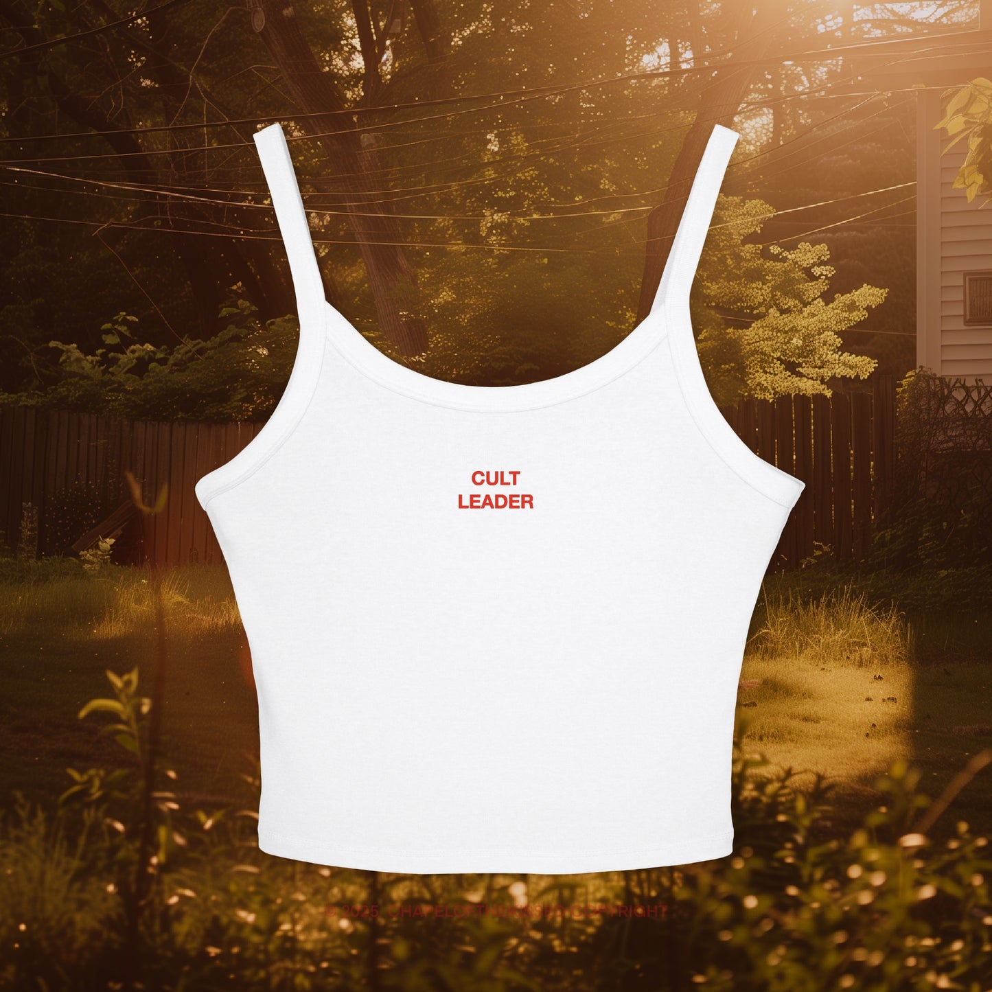 CULT LEADER - Women's Spaghetti Strap Tank Top