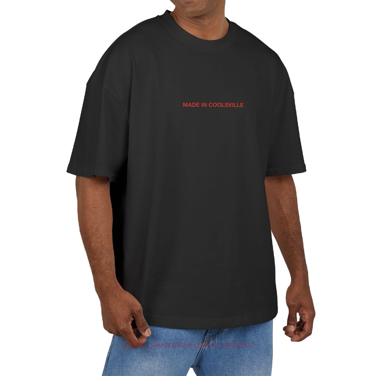 MADE IN COOLSVILLE - Unisex Cotton Box oversized Tee
