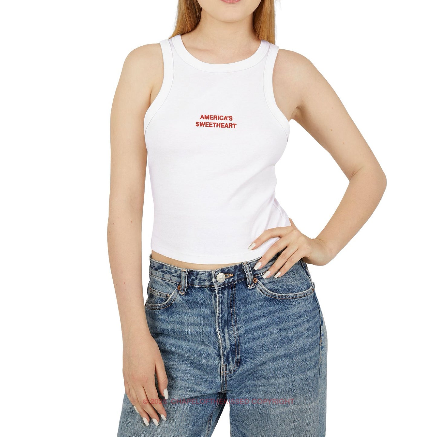 AMERICA’S SWEETHEART - Women's Racer Tank Top