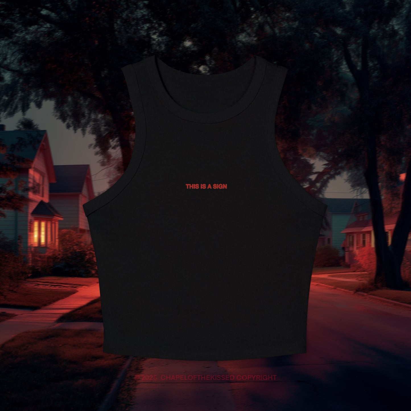 THIS IS A SIGN - Women's Racer Tank Top
