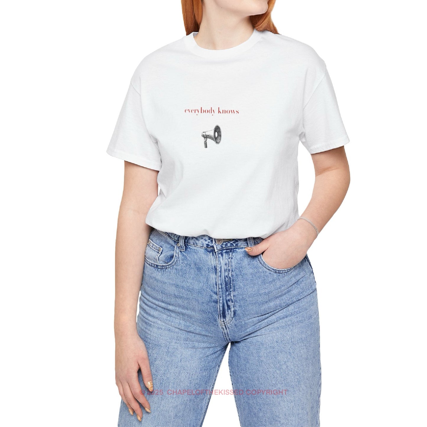 Everybody knows - art- Classic, Comfy, Unisex T-Shirt (WW)