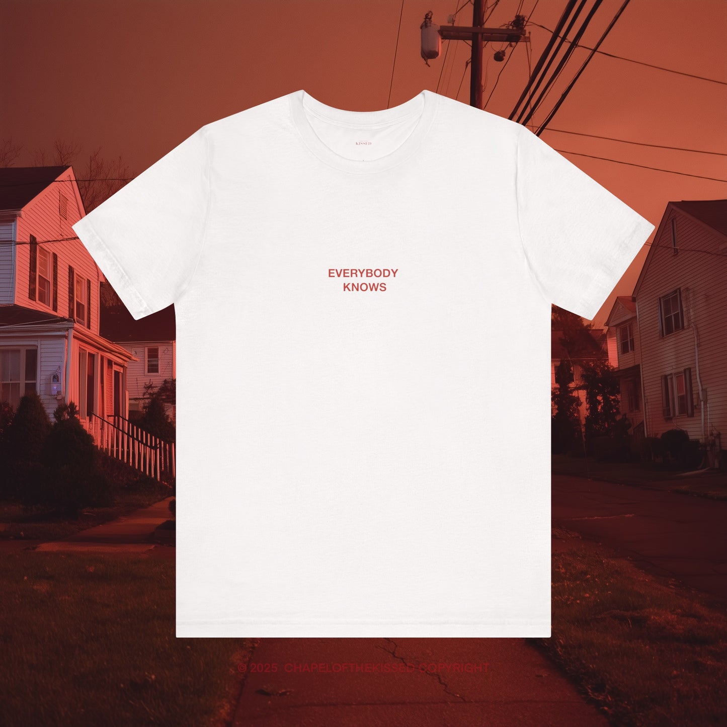 EVERYBODY KNOWS - Classic, Comfy, Unisex T-Shirt (EU)