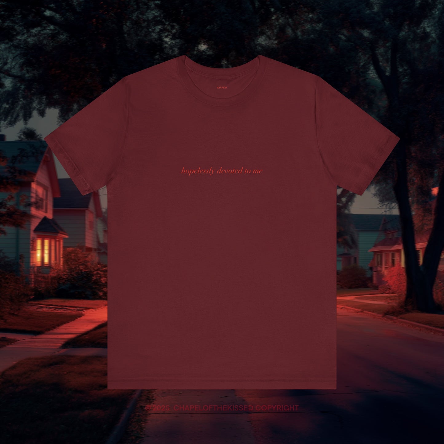 Hopelessly devoted to me - italique - Classic, Comfy, Unisex T-Shirt (EU)