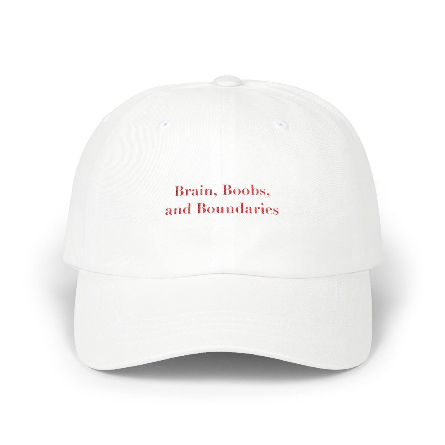 Brain, Boobs and Boundaries -Classic Dad Cap (EU)
