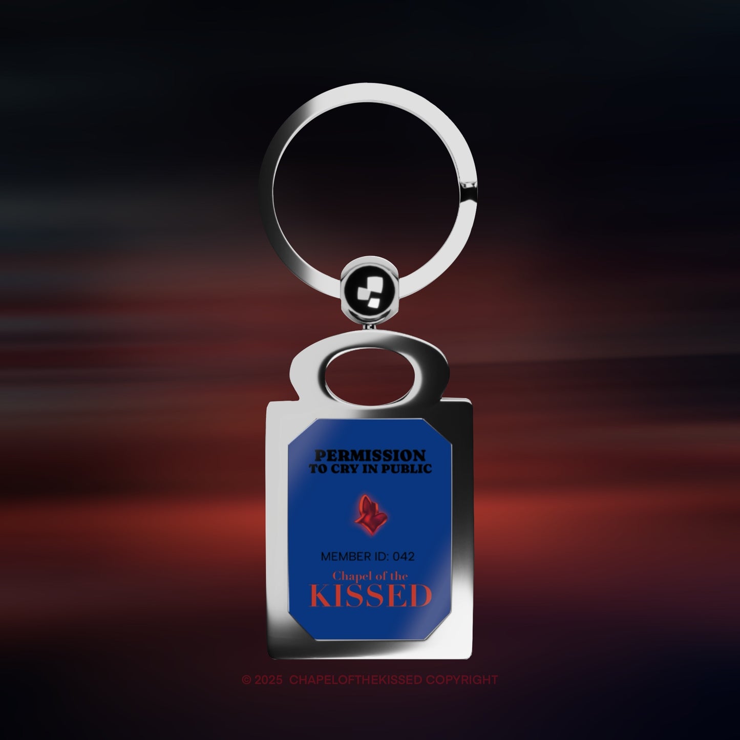 Permission to cry in pubic - Keyring access card