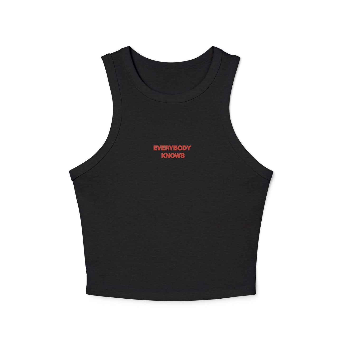 EVERYBODY KNOWS - Women's Racer Tank Top