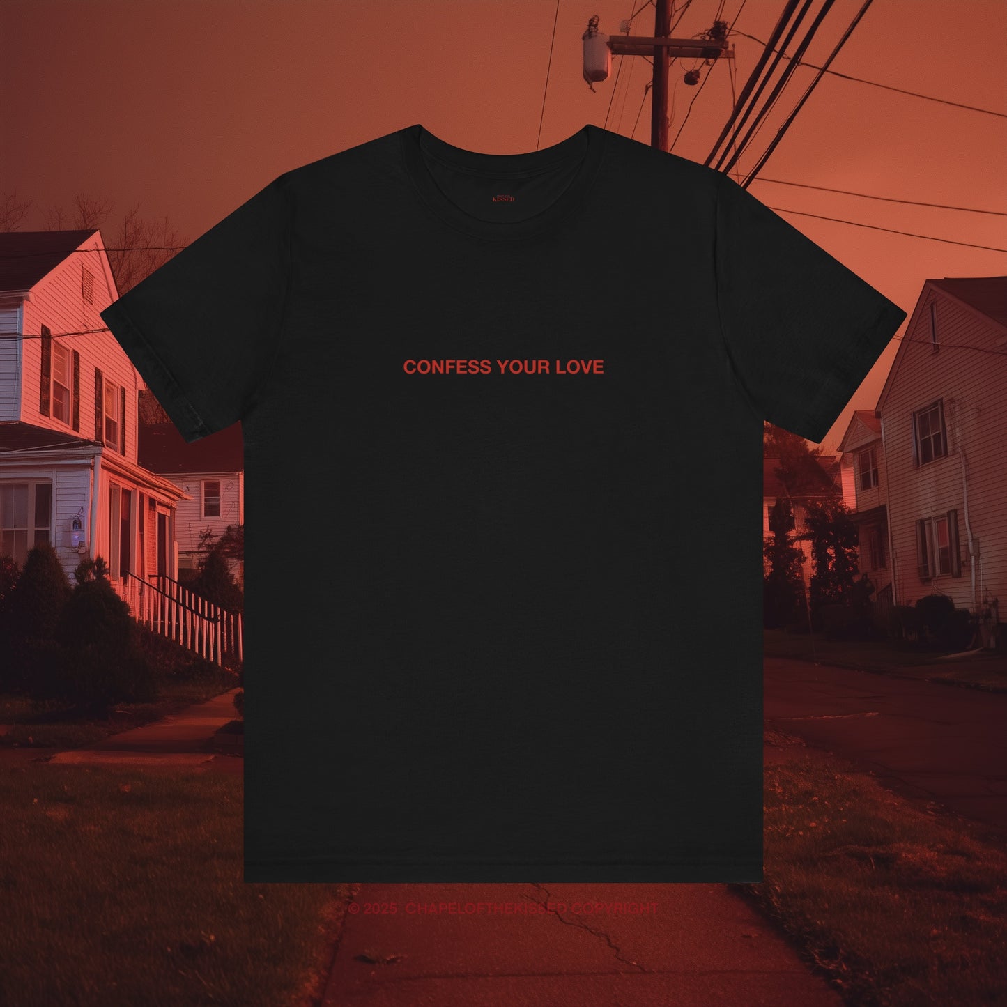 CONFESS YOUR LOVE - Classic, Comfy, Unisex T- shirt (WW)