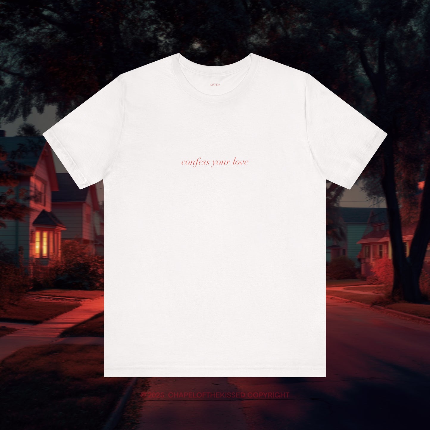 Confess your love  - italique  - Classic, Comfy, Unisex T-Shirt (WW)