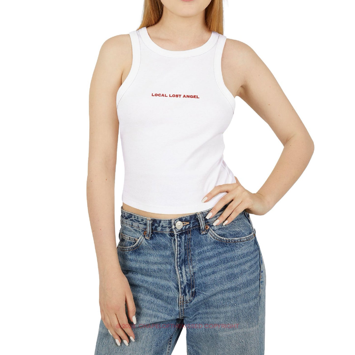 LOCAL LOST ANGEL - Women's Racer Tank Top