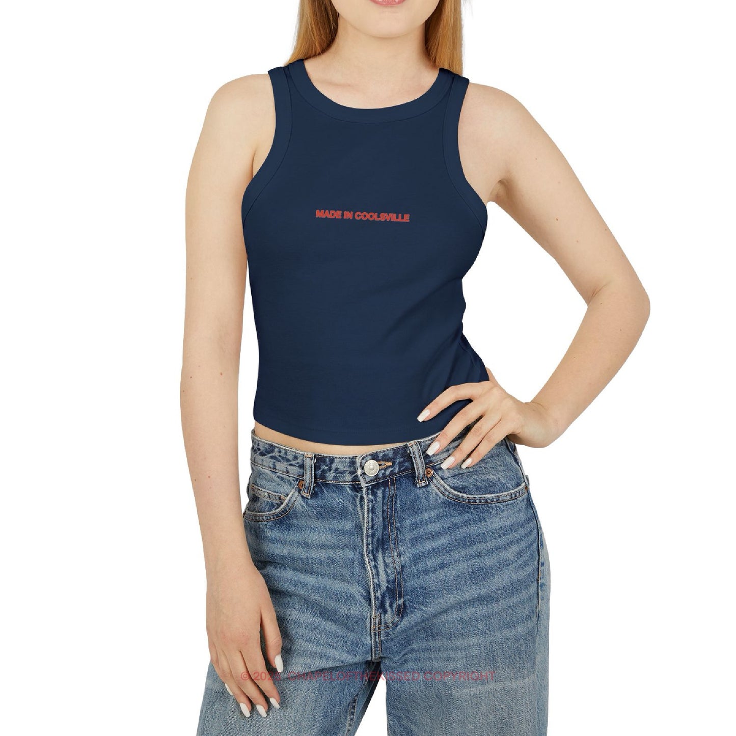 MADE IN COOLSVILLE  - Women's Racer Tank Top
