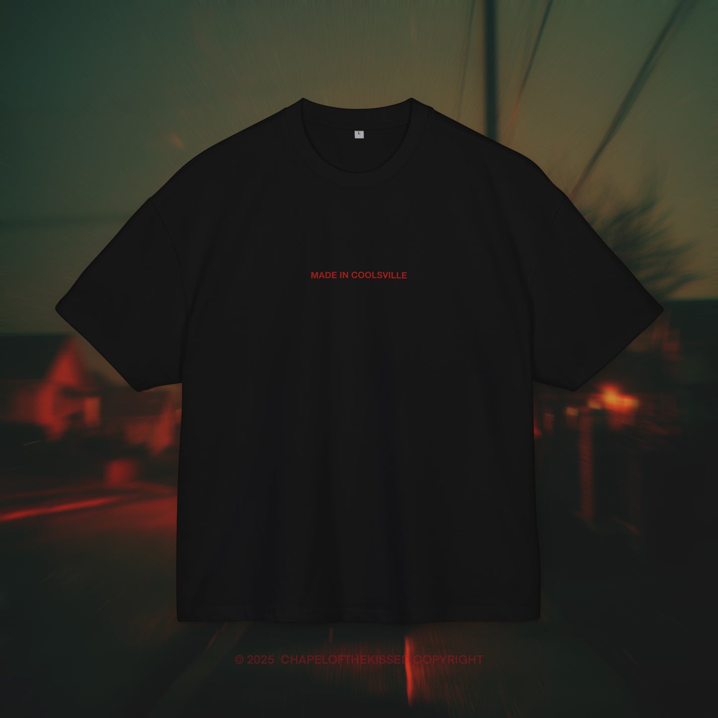 MADE IN COOLSVILLE  - Unisex Cotton Box oversized Tee