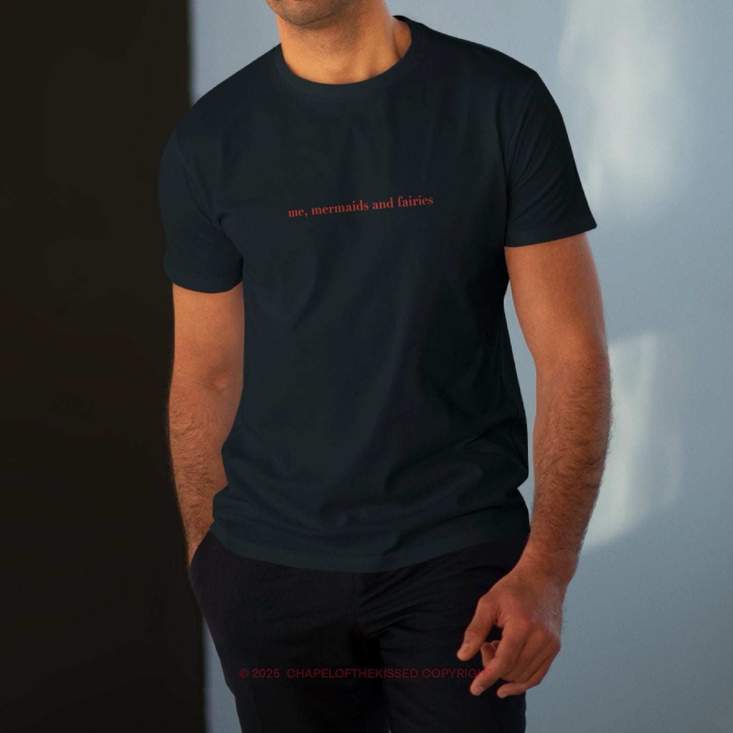 Me, mermaids an fairies  - Men's Modern-fit Tee